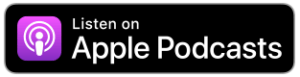 Listen on Apple Podcast logo lockup