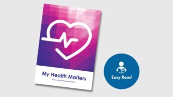 The My Health Matters cover with an Easy Read badge.