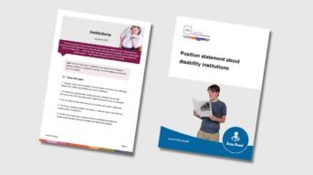 Thumbnails for the Institutions position statement.