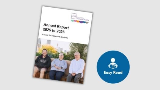 Thumbnail for the Annual Report for 2025 to 2026 in Easy Read.