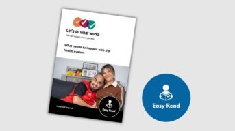 Thumbnail for the health asks in the Let's do what works campaign,